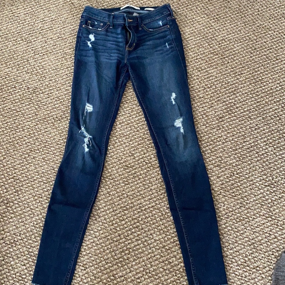 Hollister ripped jeans